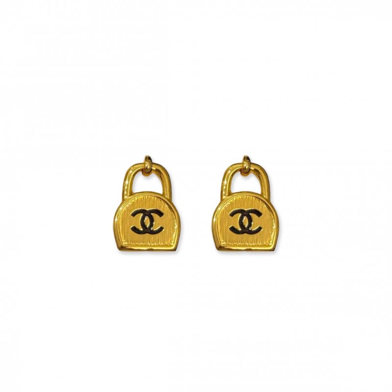 (image for) CHANEL PADLOCK EARRINGS