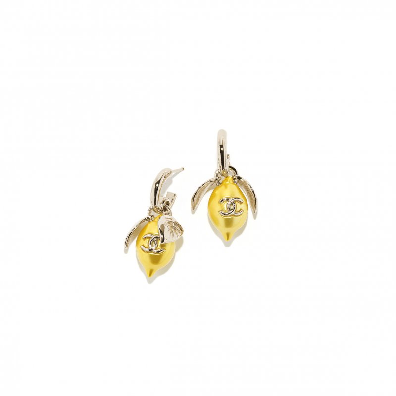 (image for) CHANEL LEMON-SHAPED EARRINGS