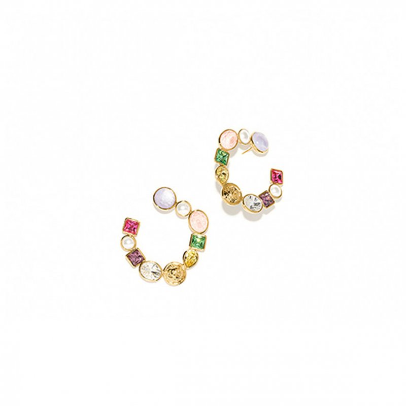 (image for) CHANEL HOOP EARRINGS ABG977