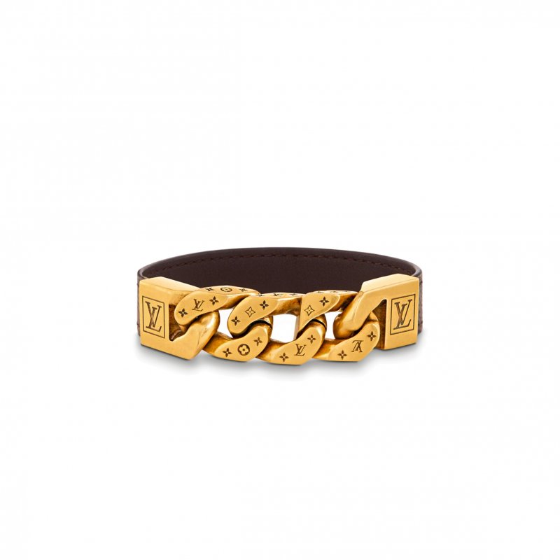 (image for) LOUIS VUITTON MONOCHAIN REVERSO BRACELET A6784E