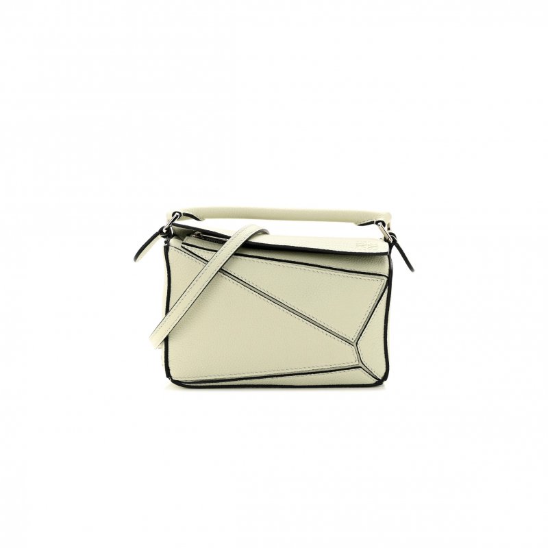 (image for) LOEWE MINI PUZZLE BAG IN SOFT GRAINED CALFSKIN A510U95X37-8763 (18*12.5*8cm)