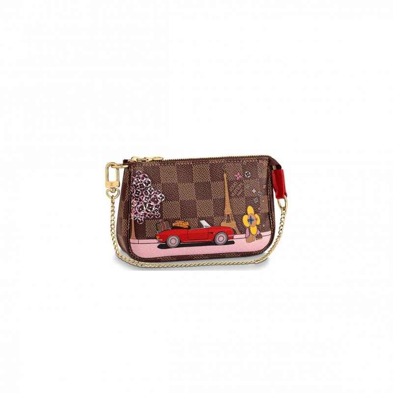 (image for) LOUIS VUITTON MASTER DOUBLE ZIP POCHETTE M60259 (20*12.5*3cm)