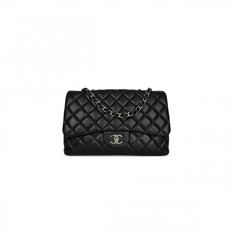 (image for) CHANEL MASTER CLASSIC SINGLE FLAP JUMBO BLACK 1129689 (30*19.5*10cm)