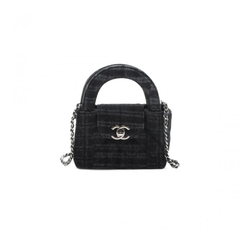 (image for) CHANEL KELLY NANO SHOPPING BAG DENIM AS3435 (12.5*8.3*4cm)