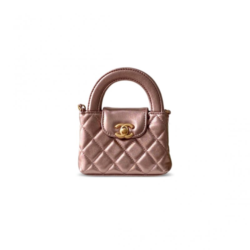 (image for) CHANEL KELLY NANO SHOPPING BAG LAMBSKIN AS3435 (12.5*8.3*4cm)
