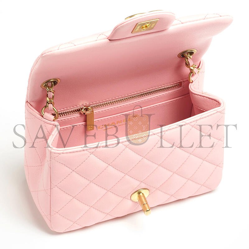 CHANEL MINI FLAP BAG AS5758 (18*13*7cm) [M32512] Shoes Jewelry Bag Watch Clothing 