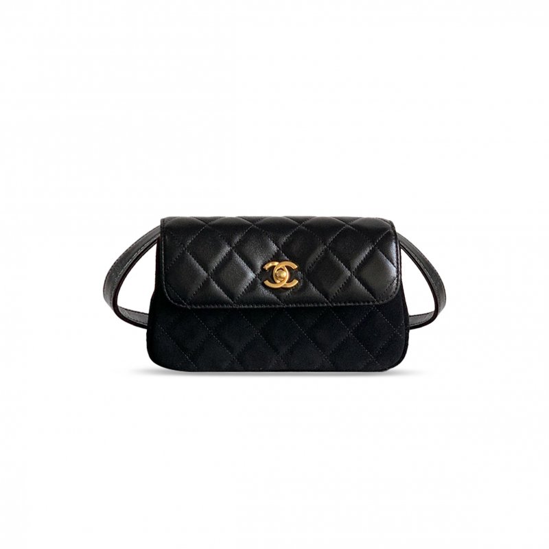 (image for) CHANEL LAMBSKIN FLAP CROSSBODY BAG AP4677 (19.5*11.5*5cm)