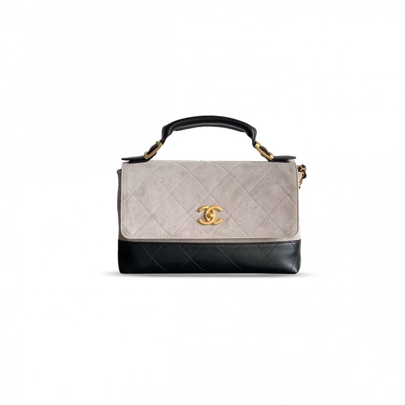 (image for) CHANEL LARGE FLAP BAG WITH TOP HANDLE AS5637 (29*18*8cm)