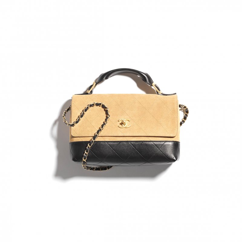 (image for) CHANEL LARGE FLAP BAG WITH TOP HANDLE AS5637 (29*18*8cm)