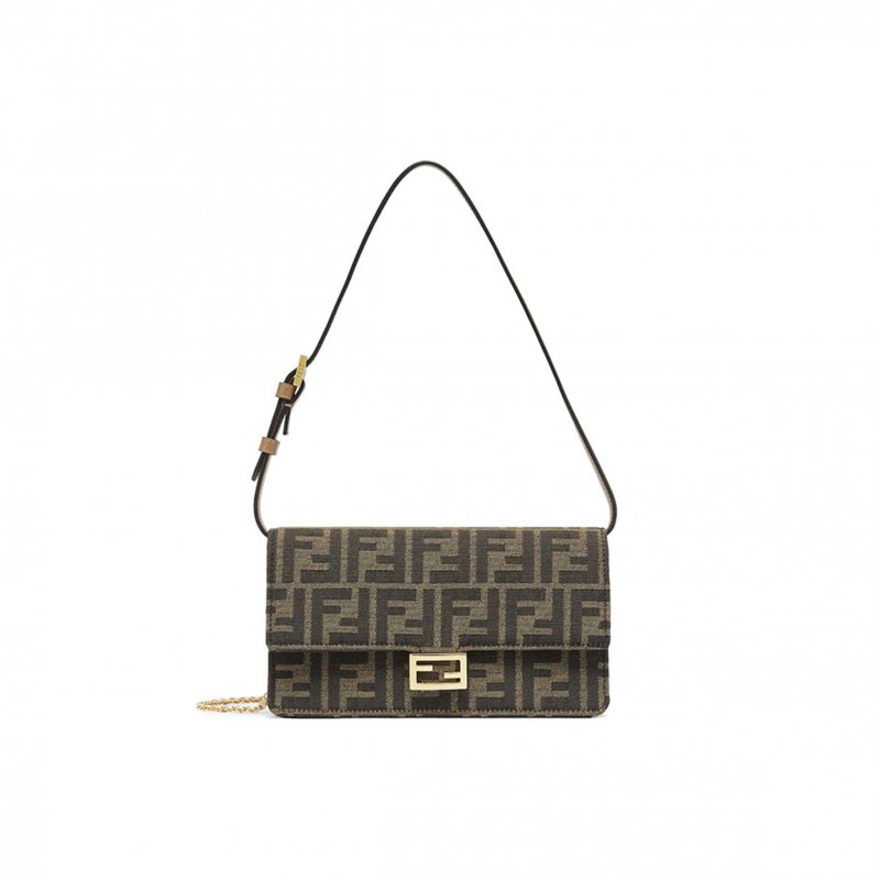 (image for) FENDI WALLET ON CHAIN BAGUETTE 8M0498A98PF0A6E (21*11.5*5cm)