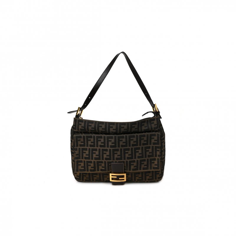 (image for) FENDI ZUCCA BAGUETTE SHOULDER BAG TOBACCO (29*20*11cm)