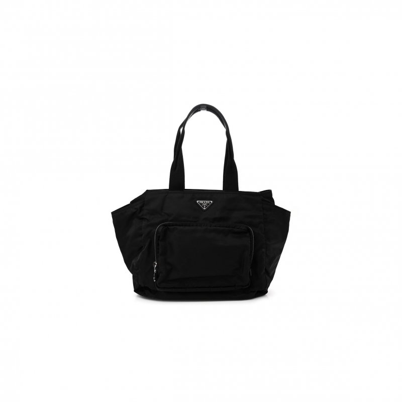 (image for) PRADA TESSUTO NYLON VELA DIAPER BAG BLACK (34*28*20cm)