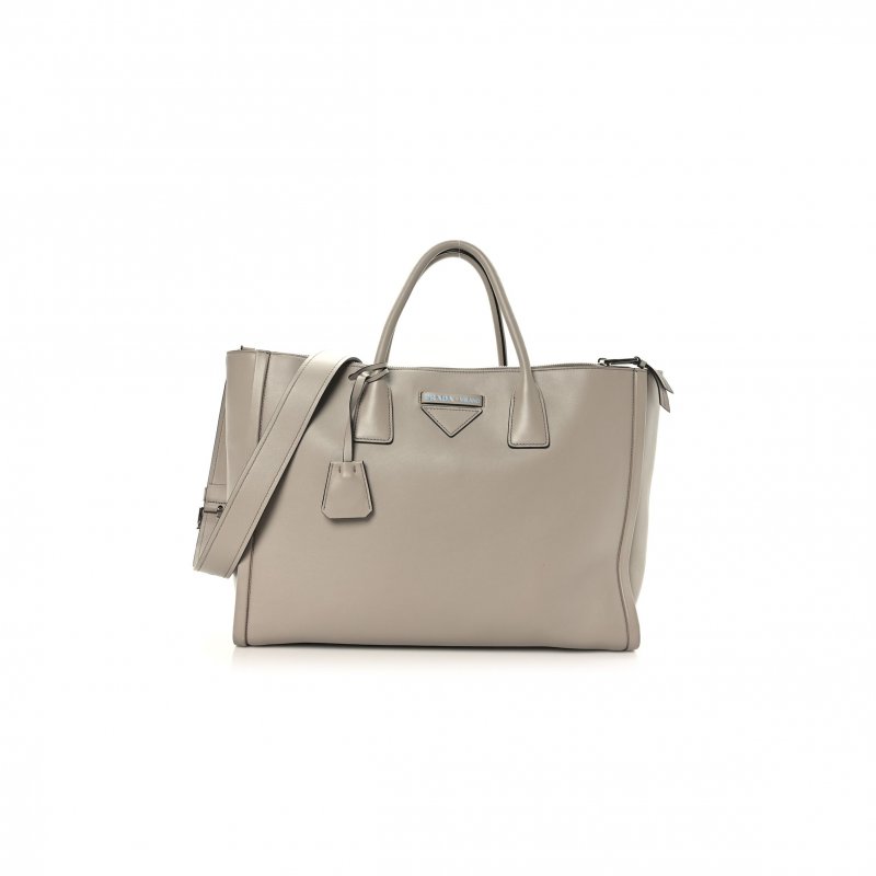 (image for) PRADA SOFT CALFSKIN LARGE CONCEPT TOTE POMICE (30*25*21cm)